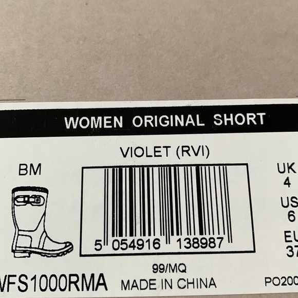 Brand new Hunter original short matte rain boots - Picture 6 of 7